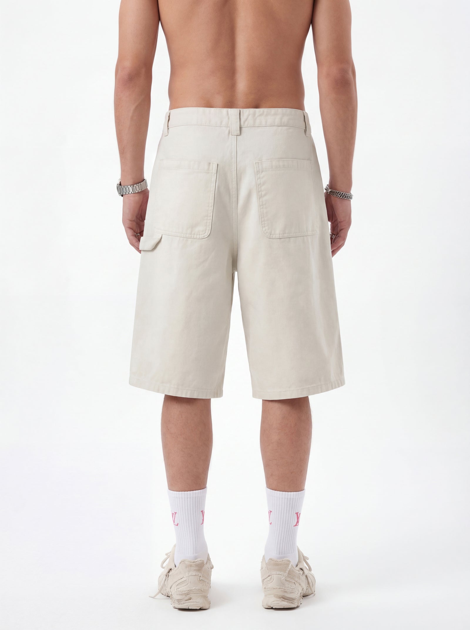310GSM Heavyweight Cotton Enzyme Washed Distressed Workwear Pants