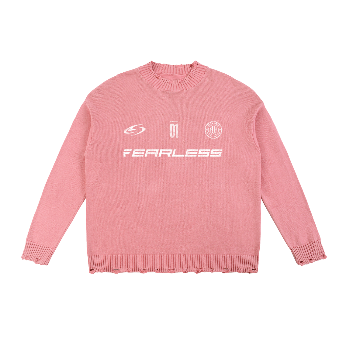 Vintage Washed Hand-Frayed Sweater