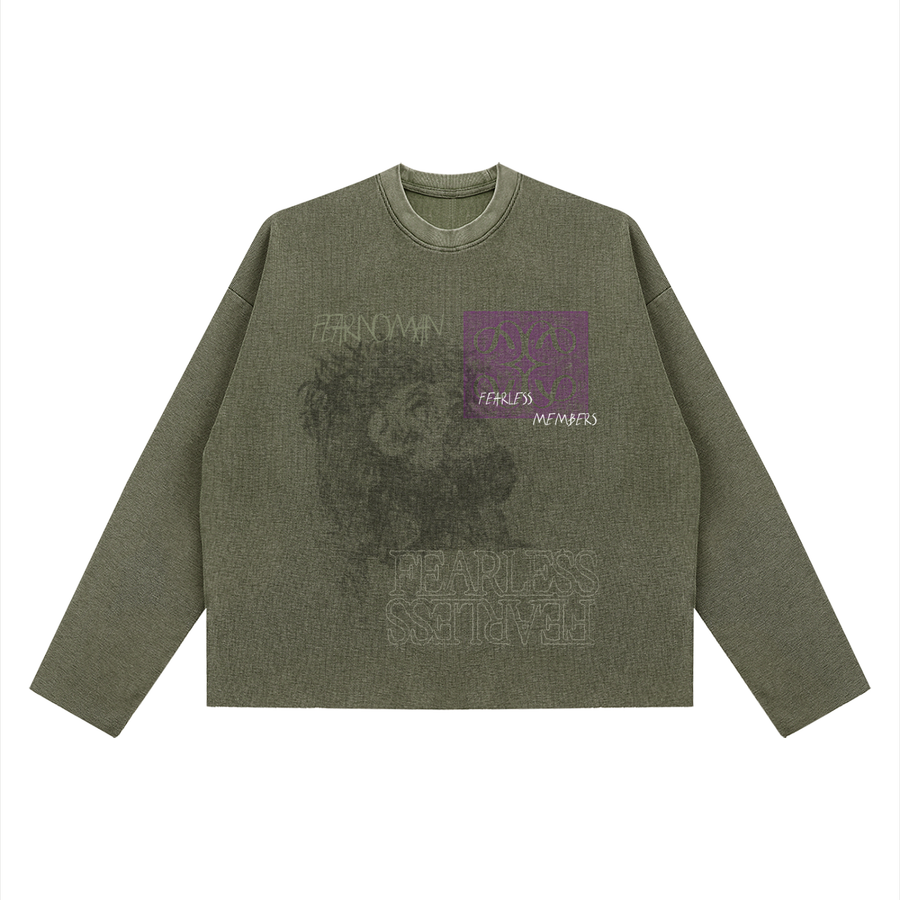 Unisex Vintage Wash Boxy Waffle T-Shirt
